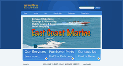 Desktop Screenshot of east-coast-marine.com