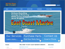 Tablet Screenshot of east-coast-marine.com